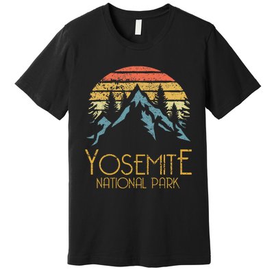 Vintage Yosemite National Park California Premium T-Shirt