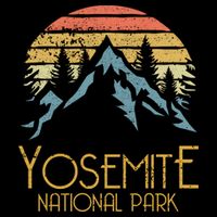 Vintage Yosemite National Park California Gift Backpack