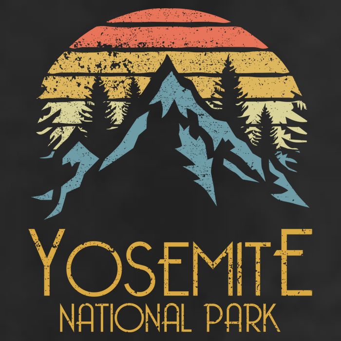 Vintage Yosemite National Park California Gift Beanie