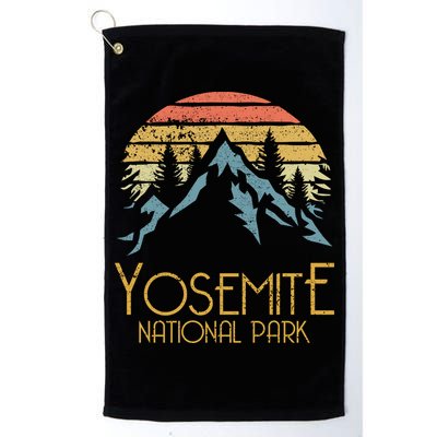 Vintage Yosemite National Park California Gift Golf Towel