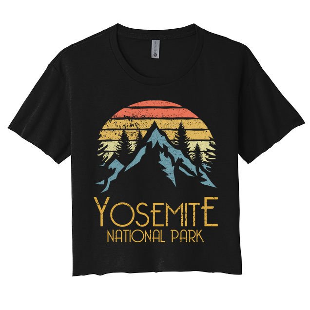 Vintage Yosemite National Park California Gift Crop Top