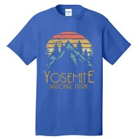 Vintage Yosemite National Park California Gift Tall T-Shirt