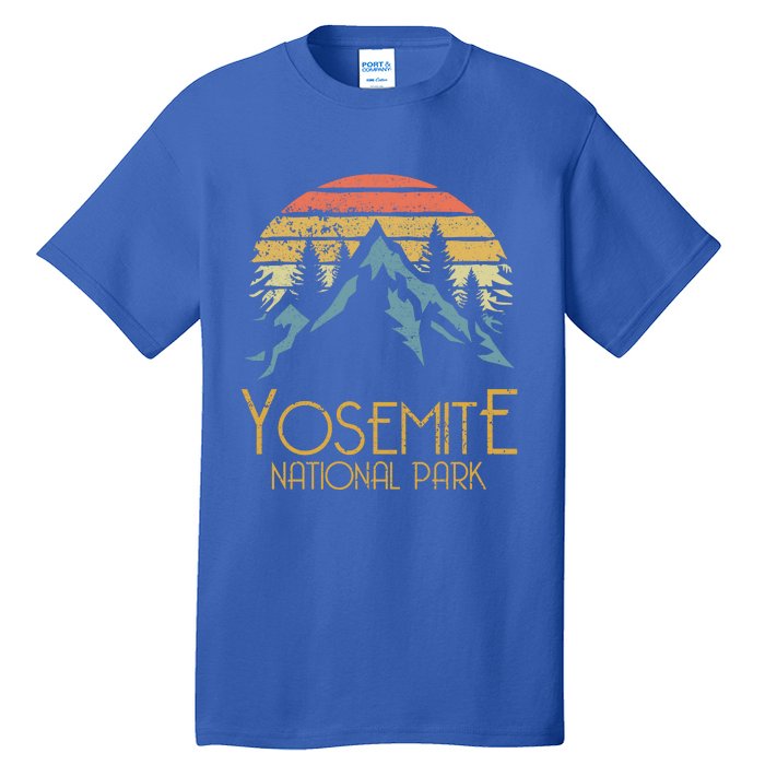 Vintage Yosemite National Park California Gift Tall T-Shirt