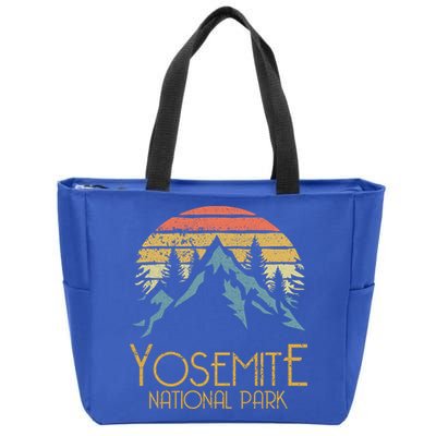 Vintage Yosemite National Park California Gift Zip Tote Bag