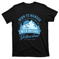 Vintage Yellowstone National Park Born To Wander T-Shirt