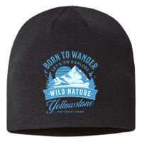 Vintage Yellowstone National Park Born To Wander Sustainable Beanie