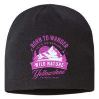 Vintage Yellowstone National Park Born To Wander Sustainable Beanie