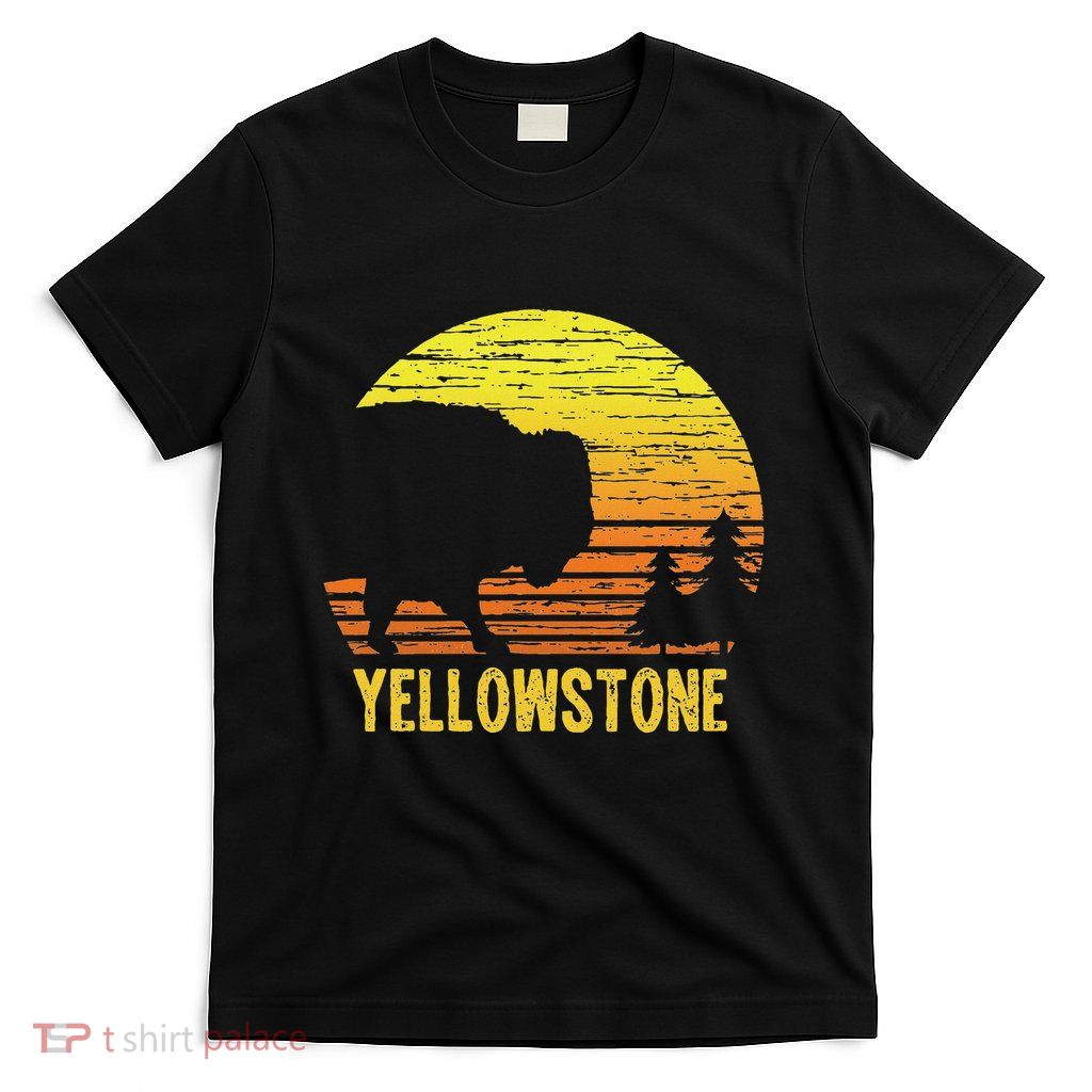 Vintage Yellowstone National Park Retro Travel Gift T-Shirt