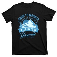 Vintage Yosemite National Park Born To Wander T-Shirt