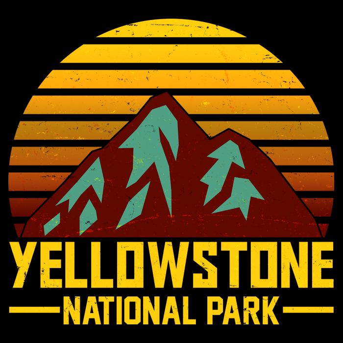 Vintage Yellowstone National Park Performance Shirt