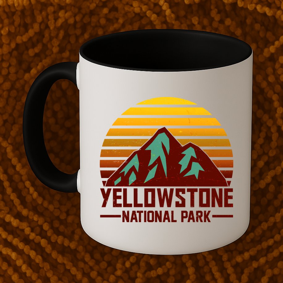 Vintage Yellowstone National Park Mug