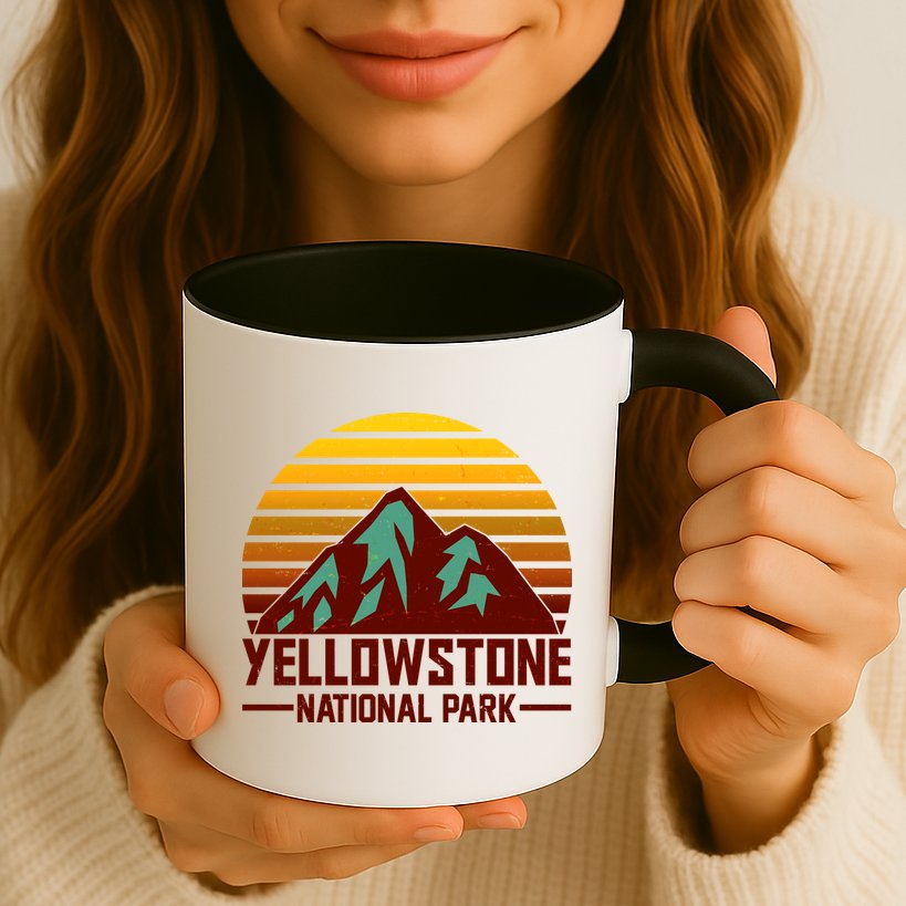 Vintage Yellowstone National Park Mug