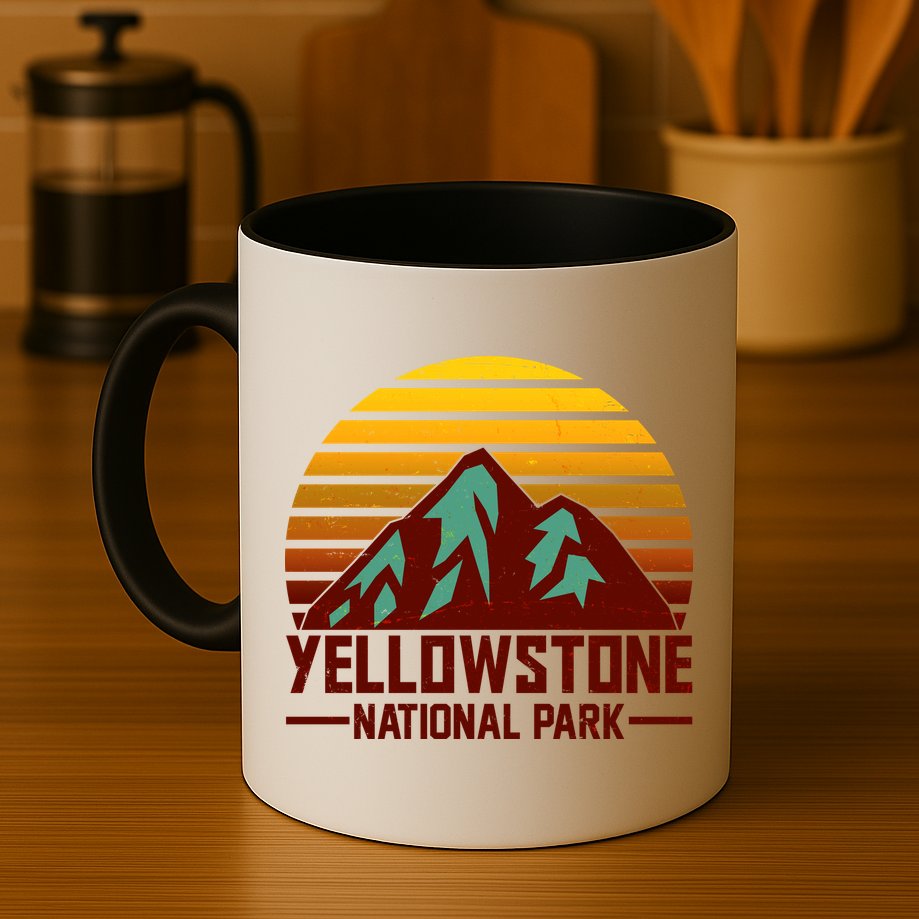 Vintage Yellowstone National Park Mug