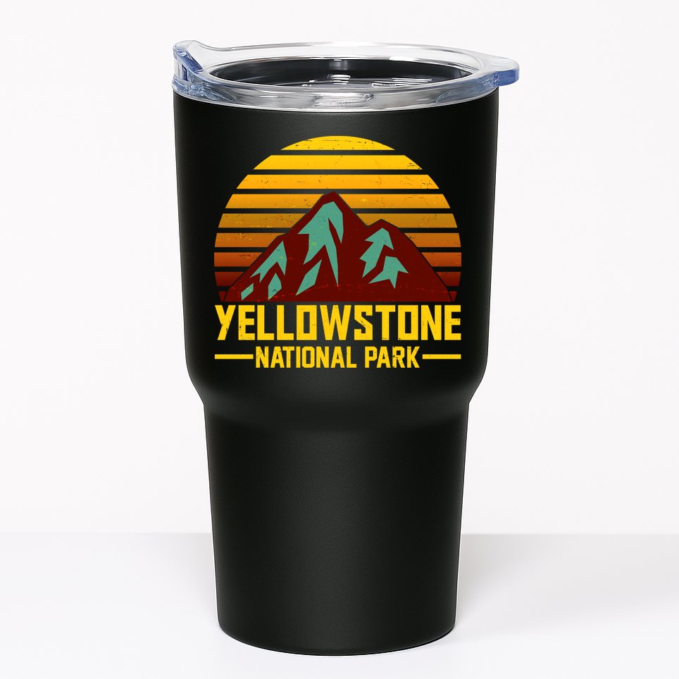 Vintage Yellowstone National Park Tumbler