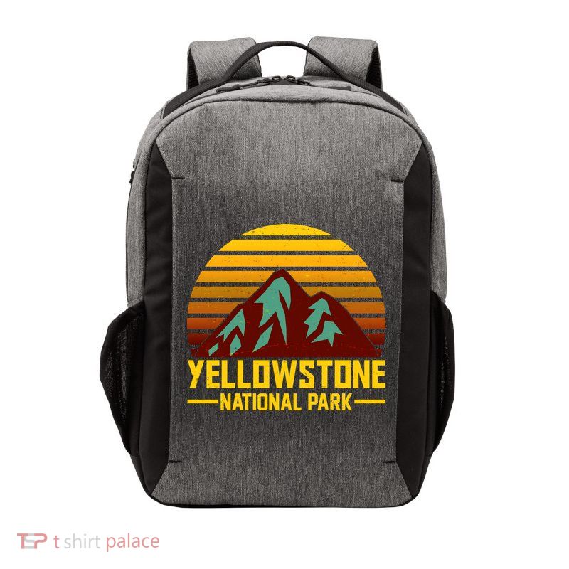 Vintage Yellowstone National Park Vector Backpack