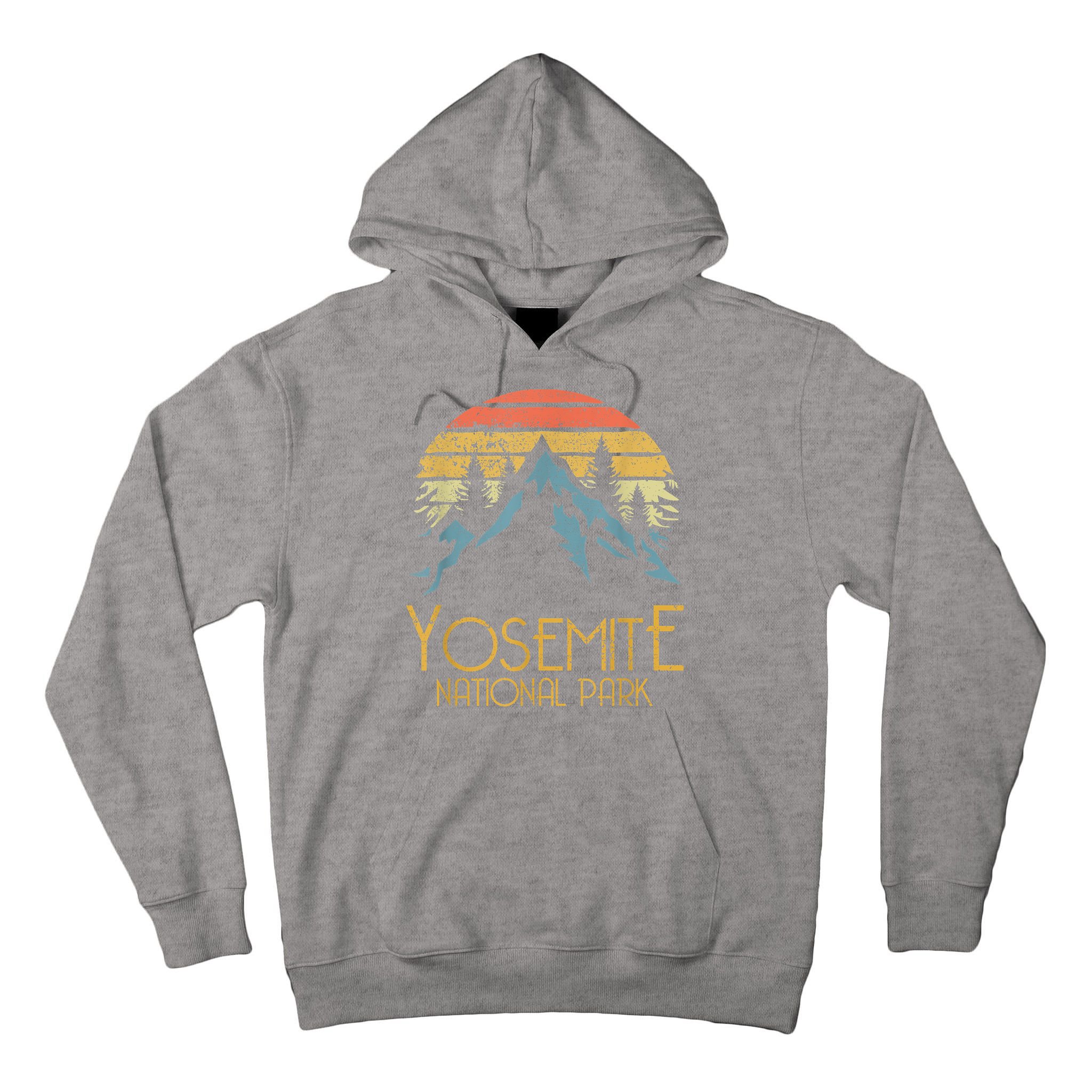 Vintage Yosemite National Park California Gift Tall Hoodie