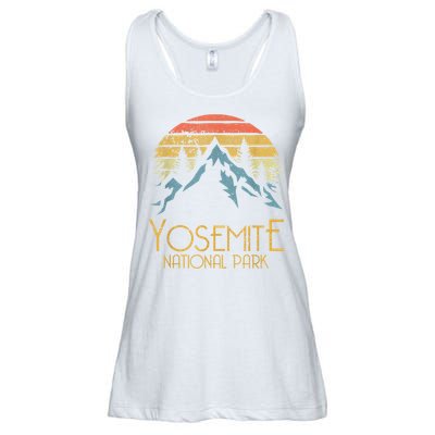 Vintage Yosemite National Park California Gift Ladies Essential Flowy Tank
