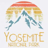 Vintage Yosemite National Park California Gift Womens Tank Top