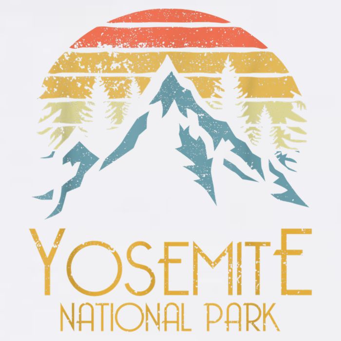 Vintage Yosemite National Park California Gift Womens Tank Top