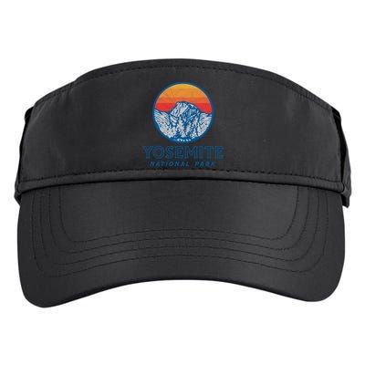Vintage Yosemite National Park Eighties Graphic Badge Cool Gift Adult Drive Performance Visor