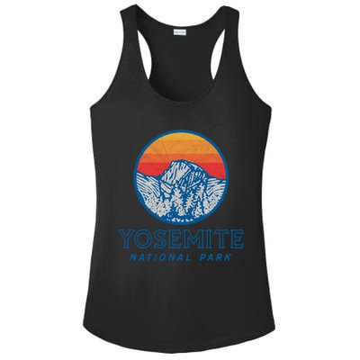 Vintage Yosemite National Park Eighties Graphic Badge Cool Gift Ladies PosiCharge Competitor Racerback Tank