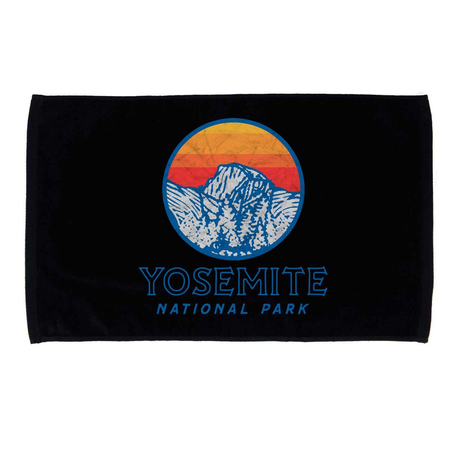 Vintage Yosemite National Park Eighties Graphic Badge Cool Gift Microfiber Hand Towel