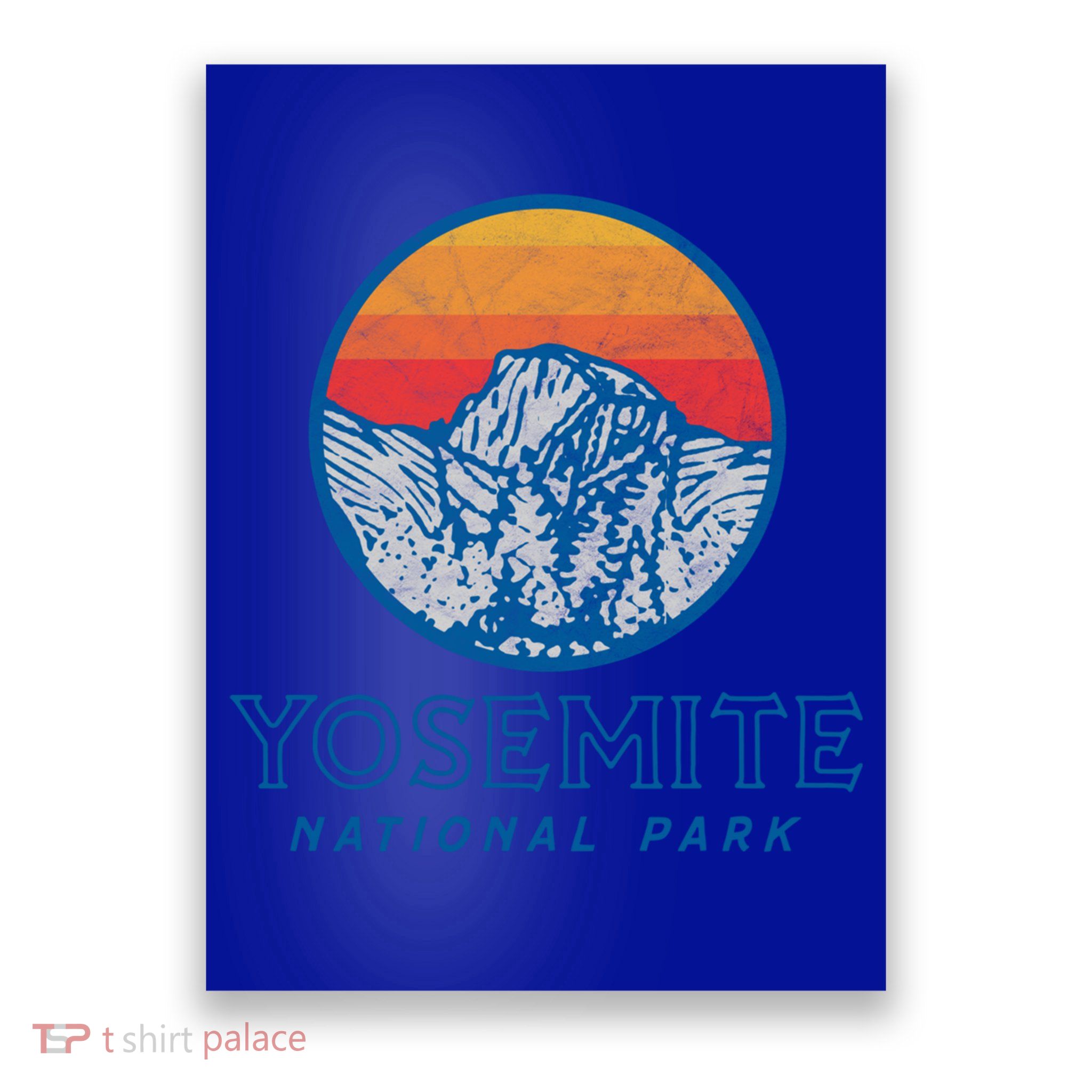 Vintage Yosemite National Park Eighties Graphic Badge Cool Gift Poster