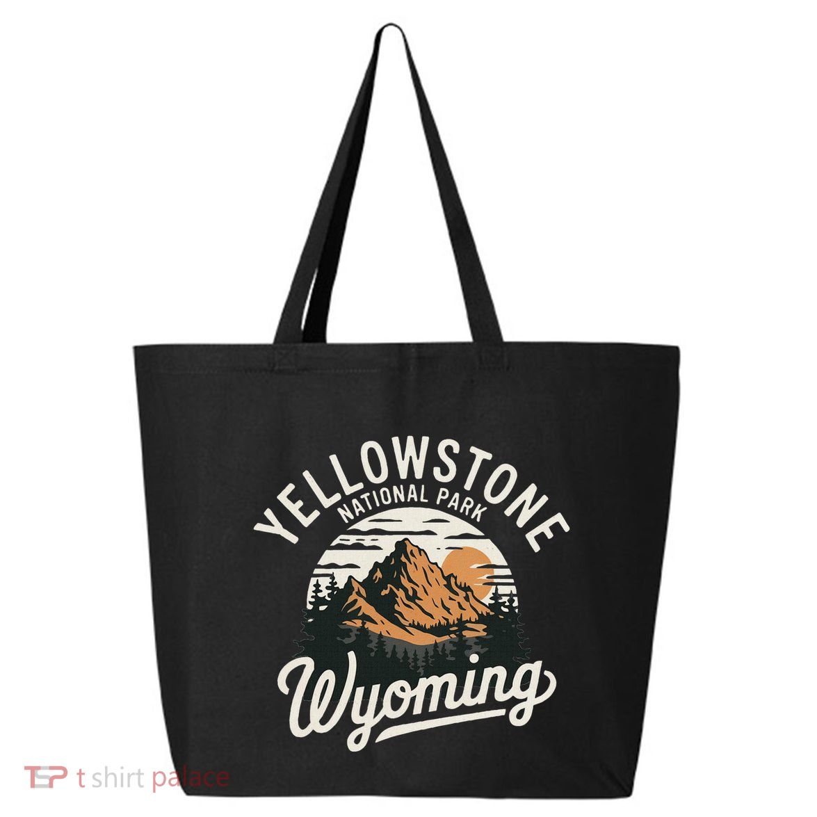 Vintage Yellowstone National Park Wyoming 25L Jumbo Tote