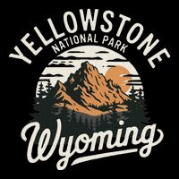 Vintage Yellowstone National Park Wyoming Baby Bodysuit