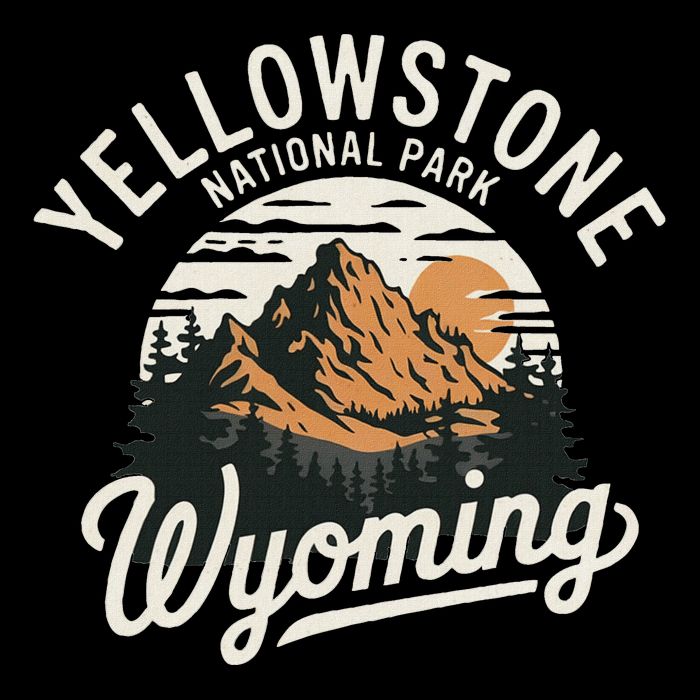 Vintage Yellowstone National Park Wyoming Baby Bodysuit