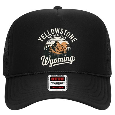 Vintage Yellowstone National Park Wyoming Trucker Hat