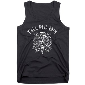 Viking YAll Need Odin Funny Norse Pagan Tank Top