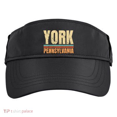 Vintage York Pennsylvania Adult Drive Performance Visor
