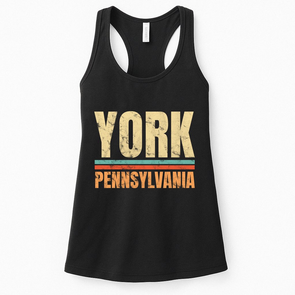 Vintage York Pennsylvania Womens Tank Top