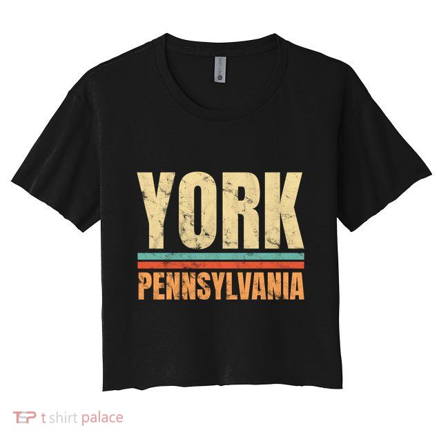 Vintage York Pennsylvania Crop Top