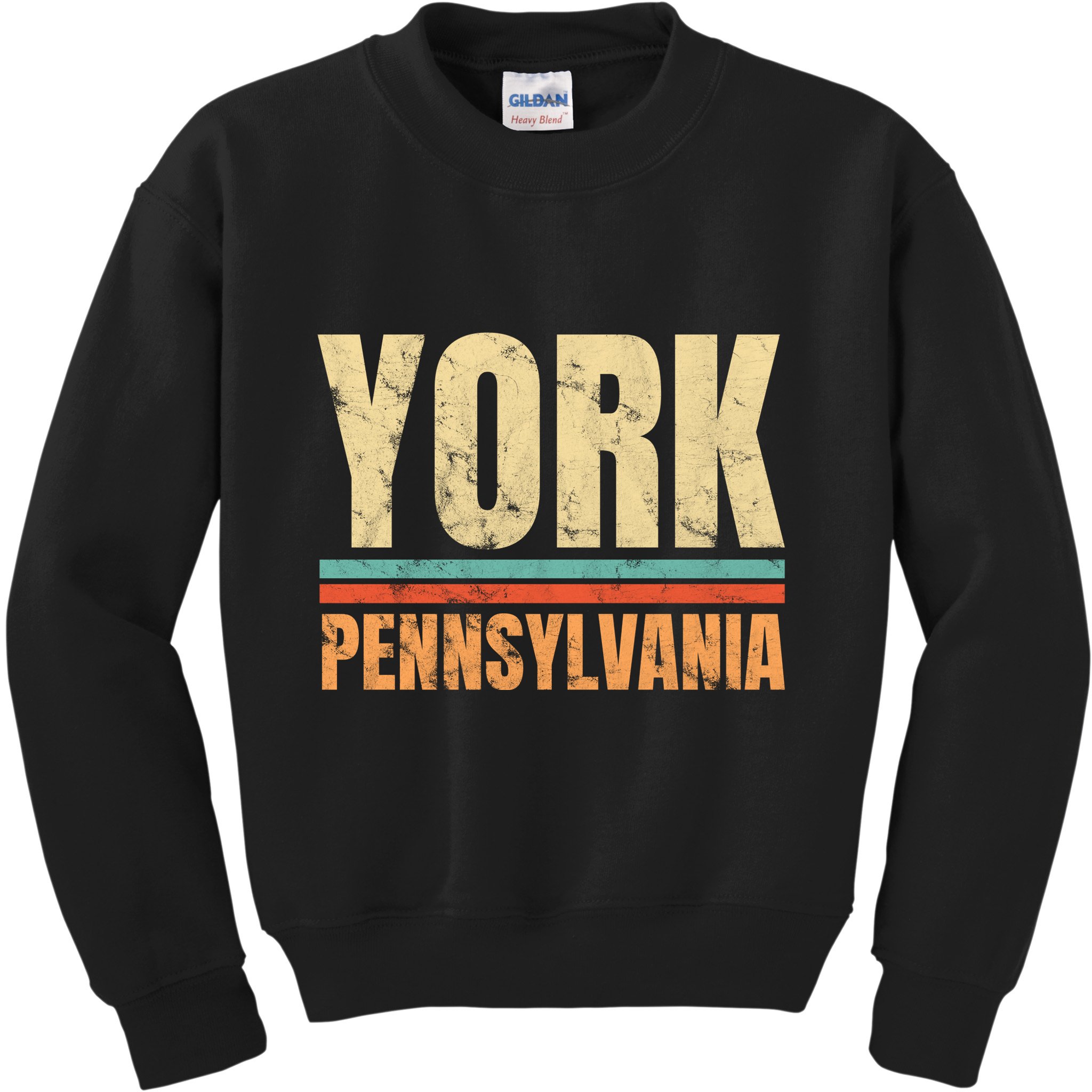 Vintage York Pennsylvania Kids Sweatshirt