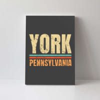 Vintage York Pennsylvania Canvas