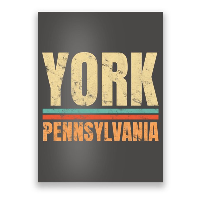 Vintage York Pennsylvania Poster