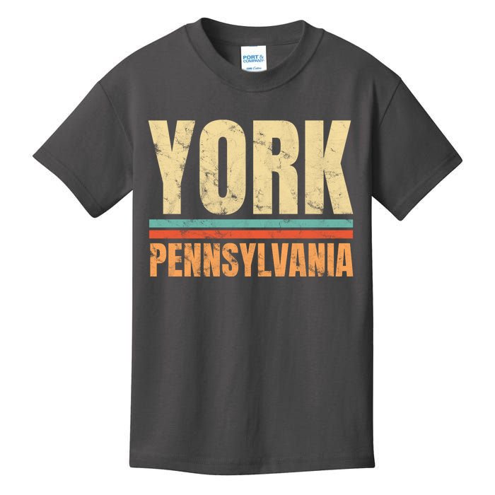 Vintage York Pennsylvania Kids T-Shirt