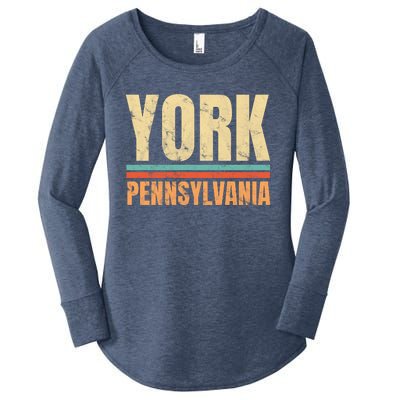 Vintage York Pennsylvania Women's Perfect Tri Tunic Long Sleeve Shirt