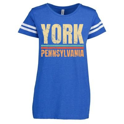 Vintage York Pennsylvania Enza Ladies Jersey Football T-Shirt