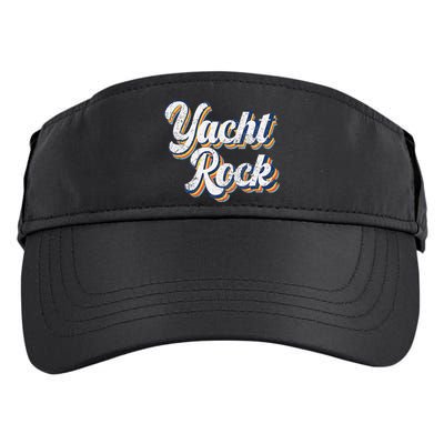 Vintage Yacht Rock Party Boat Drinking Adult Drive Performance Visor