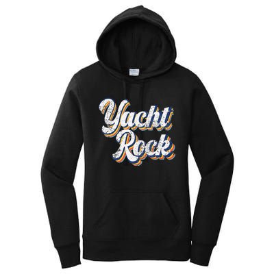 Vintage Yacht Rock Party Boat Drinking Women's Pullover Hoodie