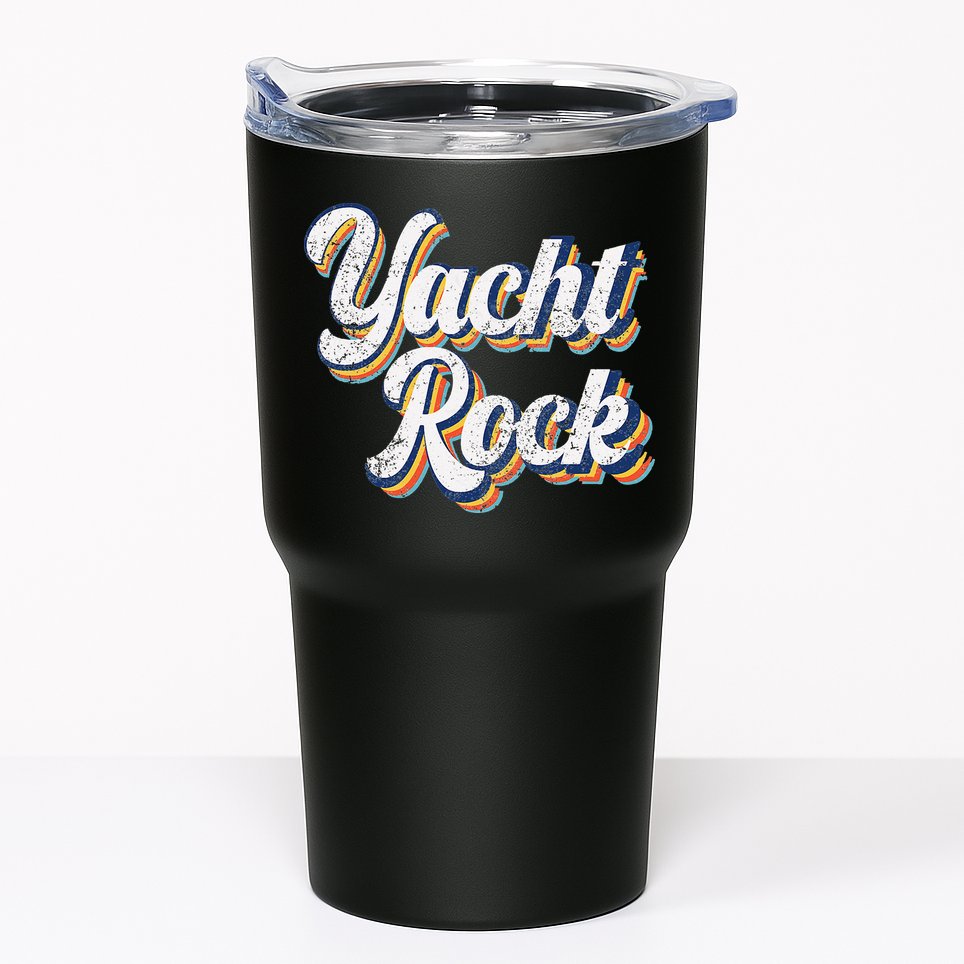Vintage Yacht Rock Party Boat Drinking Tumbler