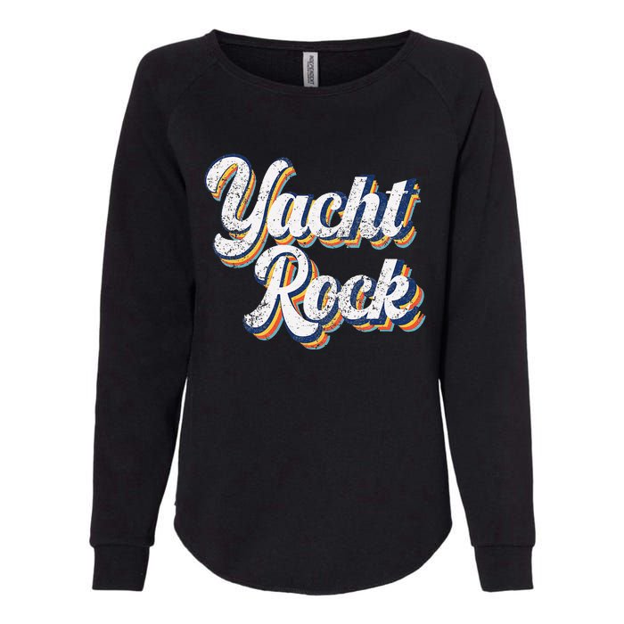 Vintage Yacht Rock Party Boat Drinking Womens California Wash Sweatshirt