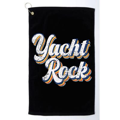 Vintage Yacht Rock Party Boat Drinking Golf Towel