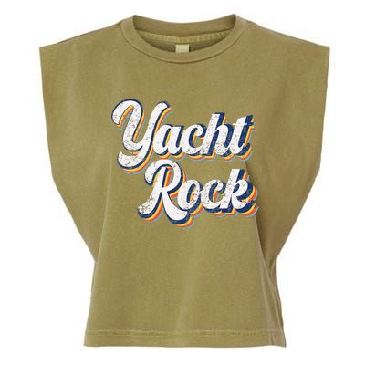 Vintage Yacht Rock Party Boat Drinking Garment-Dyed Women's Muscle Tee