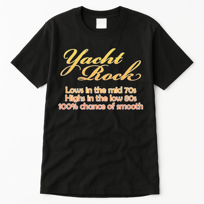 Vintage Yacht Rock Music Mid 70s Low 80s Tall T-Shirt