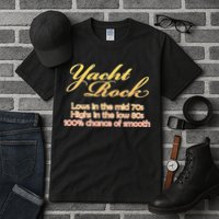 Vintage Yacht Rock Music Mid 70s Low 80s Tall T-Shirt