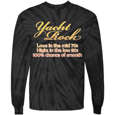 Vintage Yacht Rock Music Mid 70s Low 80s Tie-Dye Long Sleeve Shirt